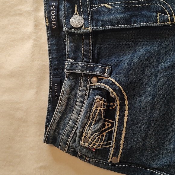 Vigoss slim boot Heritage Fit jeans Size 6 L32 - Picture 7 of 7